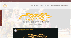 Desktop Screenshot of crocodilerivermusic.com
